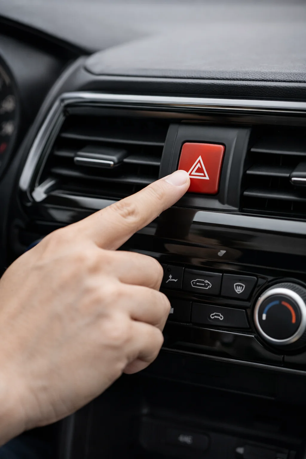 Nút đèn khẩn cấp hình tam giác