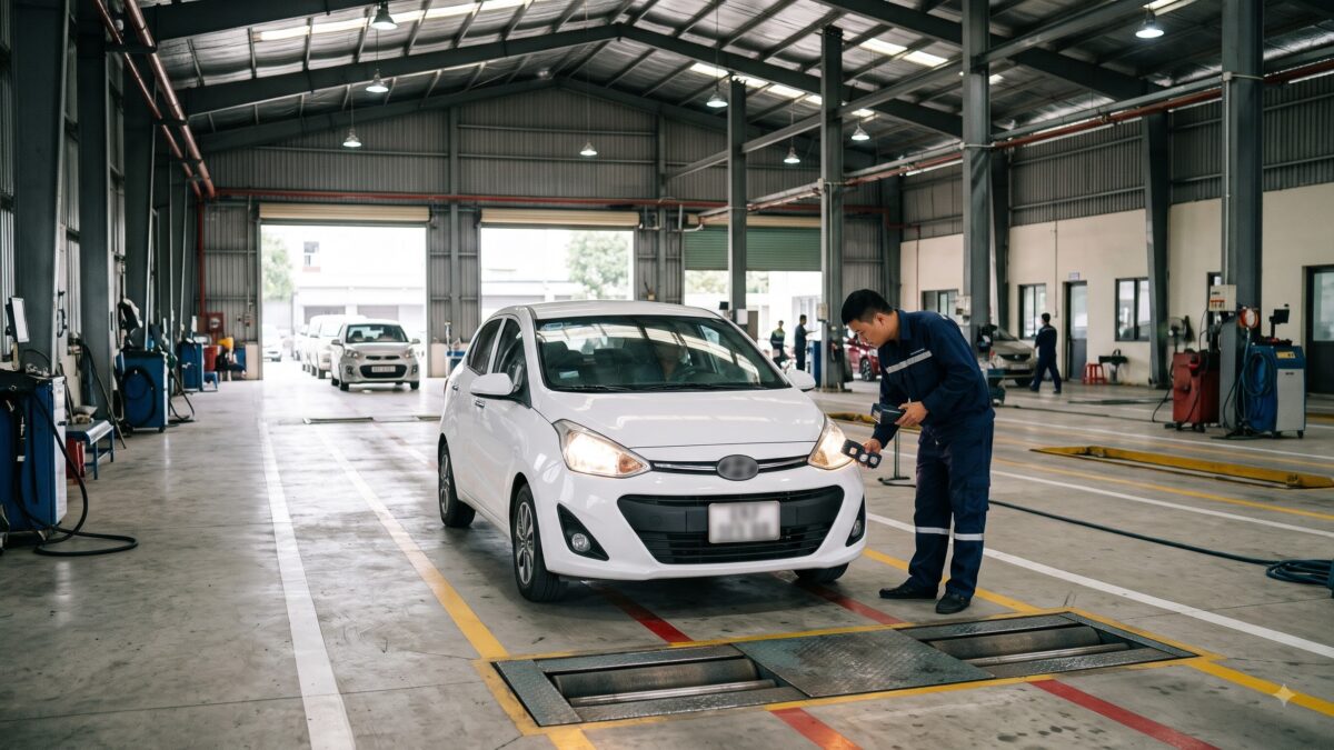 Giá kiểm định ô tô tối đa từ 26/10: Xe con đến 8 chỗ không quá 281.800 đồng