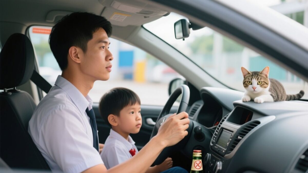 Học lái xe và bài học từ vi phạm nồng độ cồn